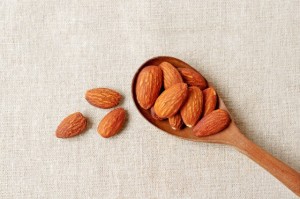 Almonds-spoon